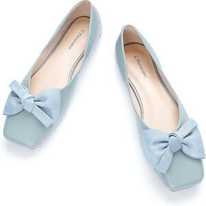 NIB. C.Paravano Women's Flats. Size 6.5. Baby Blue.